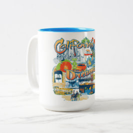 California Dreaming Zweifarbige Tasse
