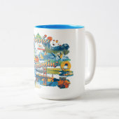 California Dreaming Zweifarbige Tasse (VorderseiteRechts)