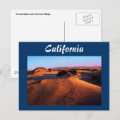 California Dunes Postcard Postkarte (Vorne/Hinten)