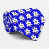 California EMS Star of Life Blue Krawatte (Gerollt)