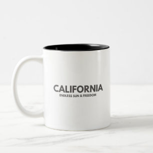 California – Endloser Sonnenschein & Freiheit Mini Zweifarbige Tasse