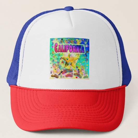 California Epoch Hour Hat Truckerkappe (Vorderseite)