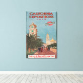 California Expositions-Poster #1 Leinwanddruck (Insitu (Holzboden))