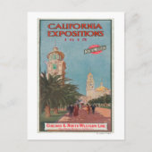 California Expositions-Poster #1 Postkarte (Vorderseite)
