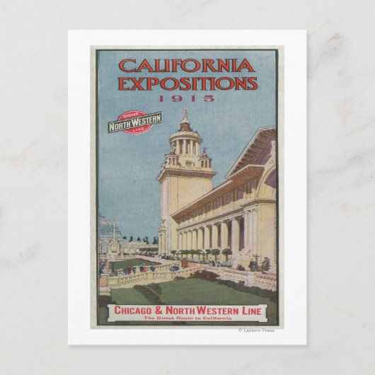 California Expositions Poster #2 Postkarte (Vorderseite)
