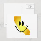 California Face Postkarte (Vorne/Hinten)