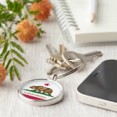 California Fahne & California reisen / sport Schlüsselanhänger (Seite)