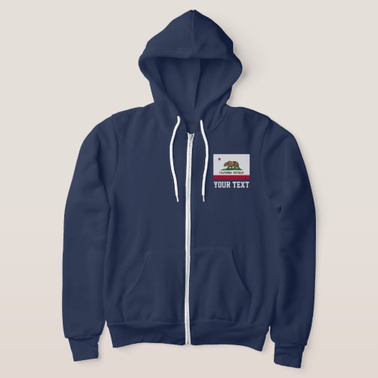 California-Fahne für Männer Hoodie (Ablage )