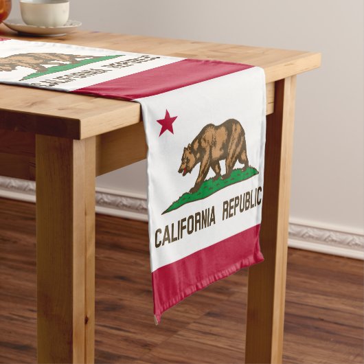 California Fahne & Sport Fan House Dekoration Kali Kurzer Tischläufer (Beispiel)