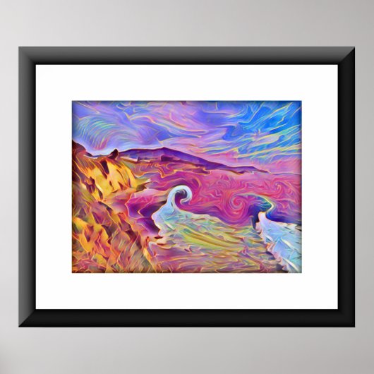 California Fantasy Seashore Poster (Vorne)