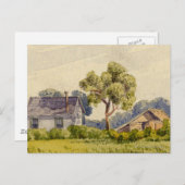 California Farm, Nähe Stockton Postkarte (Vorne/Hinten)