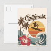 California Feiertagspostkarte (Vorne/Hinten)