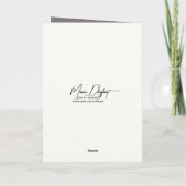 California Firefighter Bär für Danke Karte (Rückseite)