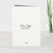 California Firefighter Bär Vielen Dank Karte (Rückseite)