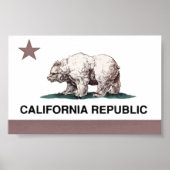 California_Flag2 Poster (Vorne)