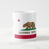 California Flag and Motto Tasse (Vorderseite)