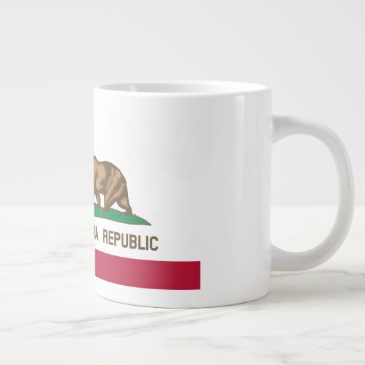 California Flag and Motto Tasse (Rechts)