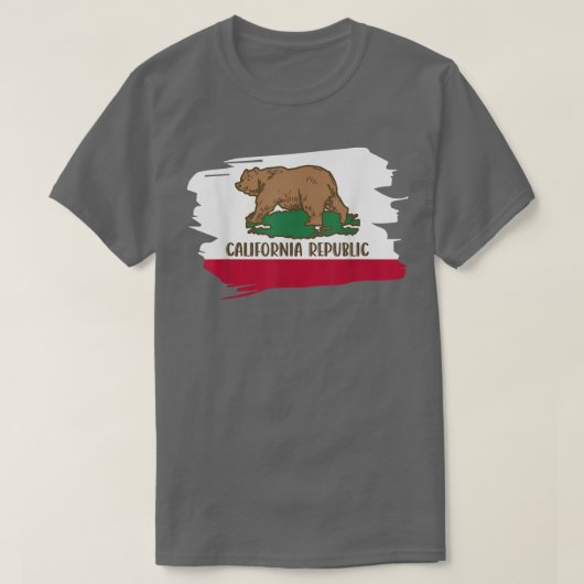 California Flag Bär 484 T-Shirt (Design vorne)