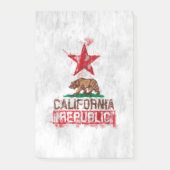 California Flag Bär im Painterly Style Post-it Klebezettel (Vorderseite)