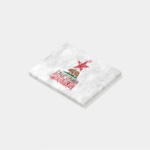 California Flag Bär im Painterly Style Post-it Klebezettel (angewinkelt)