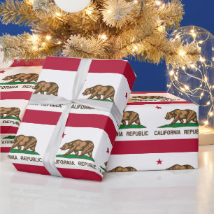 California Flag & California Gaben Amerika /sport Geschenkpapier