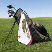 California Flag & California Golfurlaub /sport Golfhandtuch (Gras)