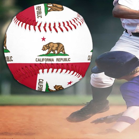 California Flag, California sports / Baseball Ball