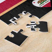 California Flag & California Staat USA/Amerika Puzzle (Seite)