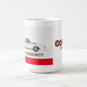 California Flag Corvair Cabrio Kaffeetasse (Mittel)