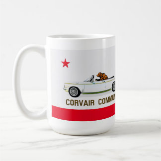 California Flag Corvair Cabrio Kaffeetasse