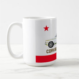 California Flag Corvair Cabrio Kaffeetasse