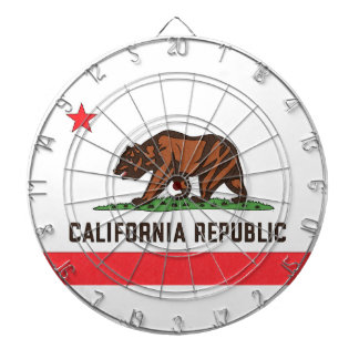 CALIFORNIA FLAG Dart Board Dartscheibe