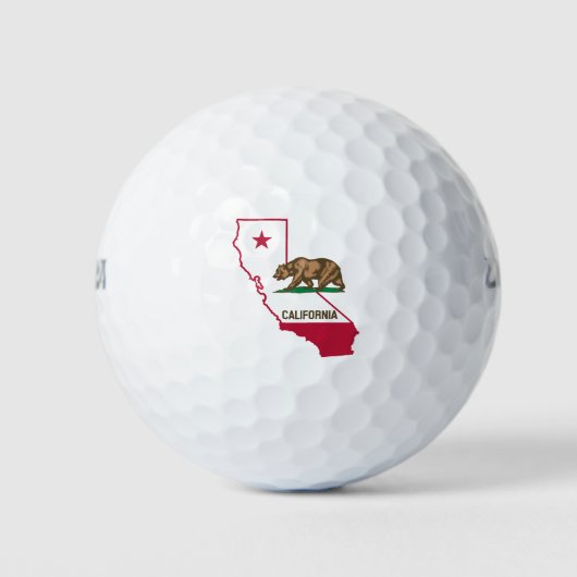 California Flag Design Golfball (Vorderseite)