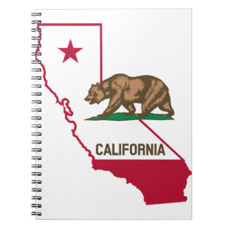 California Flag Design Notizblock