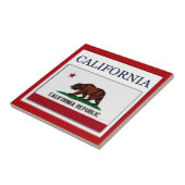 California Flag Design Tile Fliese (Seite)