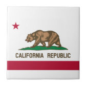 California Flag Fliese (Vorderseite)