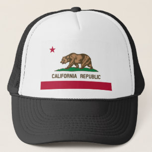 California Flag Hat Truckerkappe