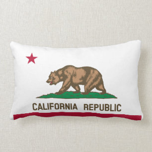 California Flag Lendenkissen