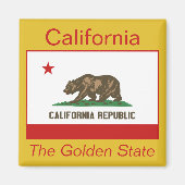 California Flag Magnet (Vorne)