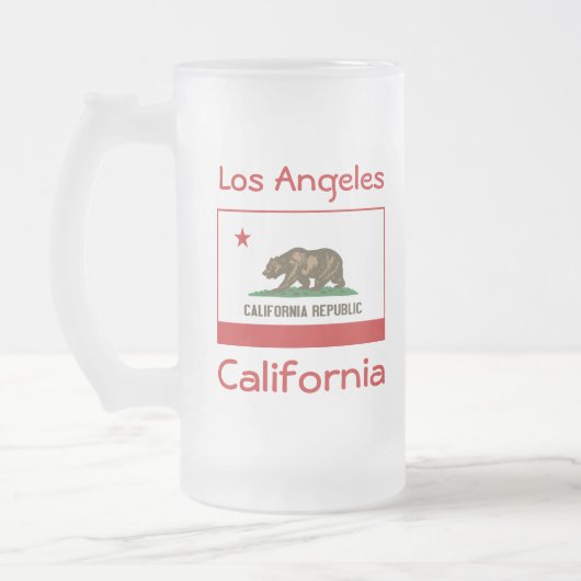 California Flag Map City Tasse (Links)