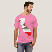 California Flag Map T-Shirt (Vorne ganz)