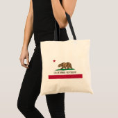 California Flag Mini Tote Bag Tragetasche (Vorderseite (Produkt))