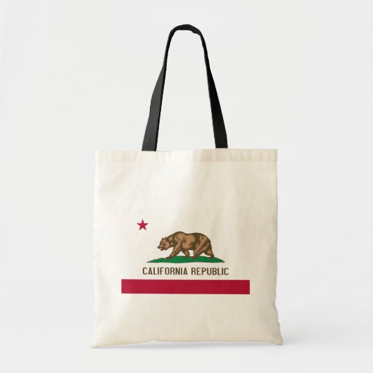 California Flag Mini Tote Bag Tragetasche (Vorne)