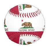 California Flag, Monogramm / Baseball Balls (Rückseite)