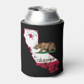 California Flag Patriotic Dosenkühler (Kanne Vorderseite)