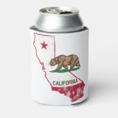 California Flag Patriotic Dosenkühler (Kanne Rückseite)