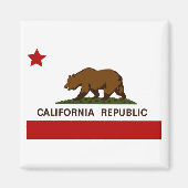 California Flag Patriotic Magnet (Vorne)