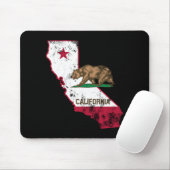 California Flag Patriotic Mousepad (Mit Mouse)