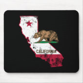 California Flag Patriotic Mousepad (Vorne)