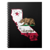 California Flag Patriotic Notizblock (Vorderseite)